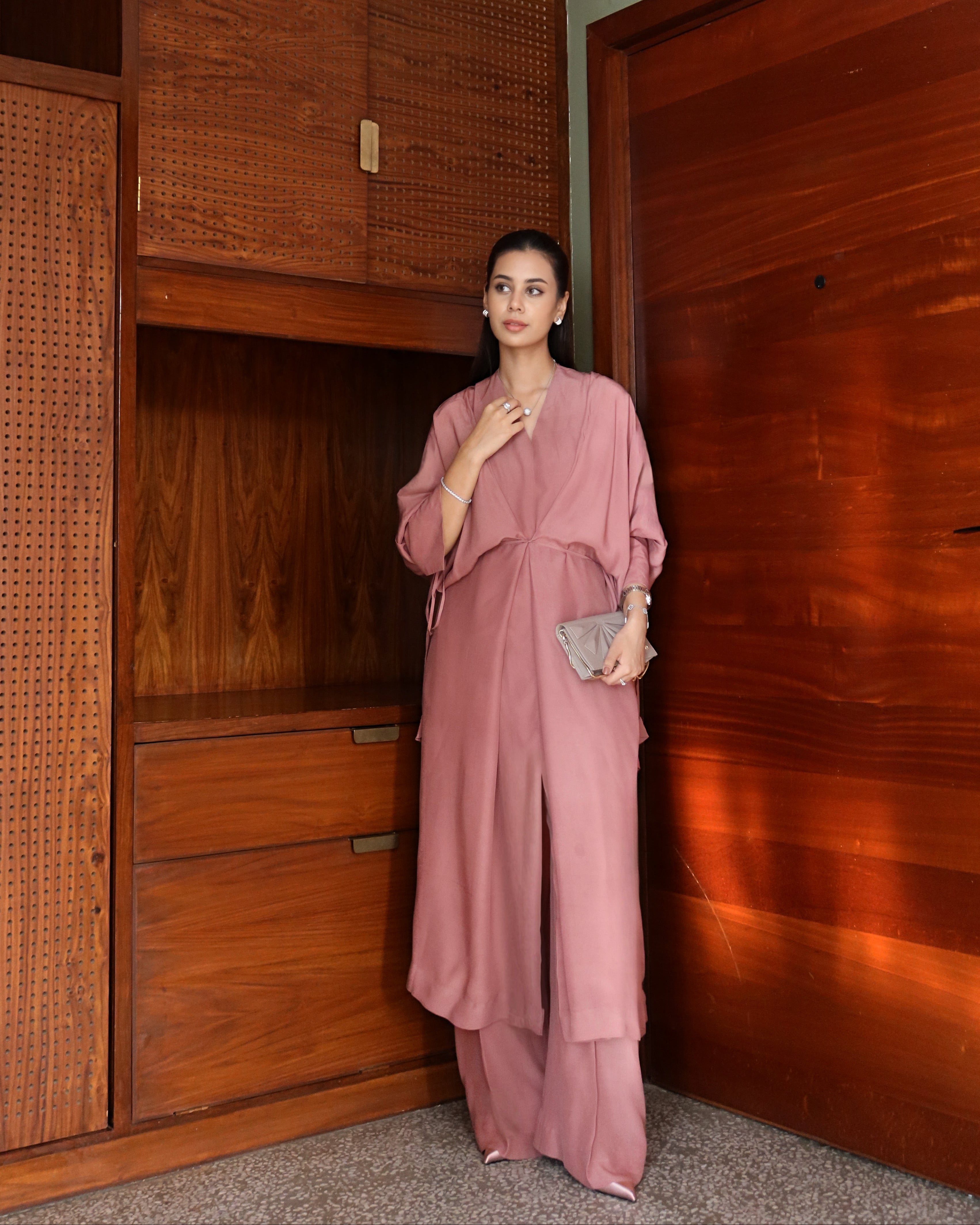 KYOMI WRAP DRESS