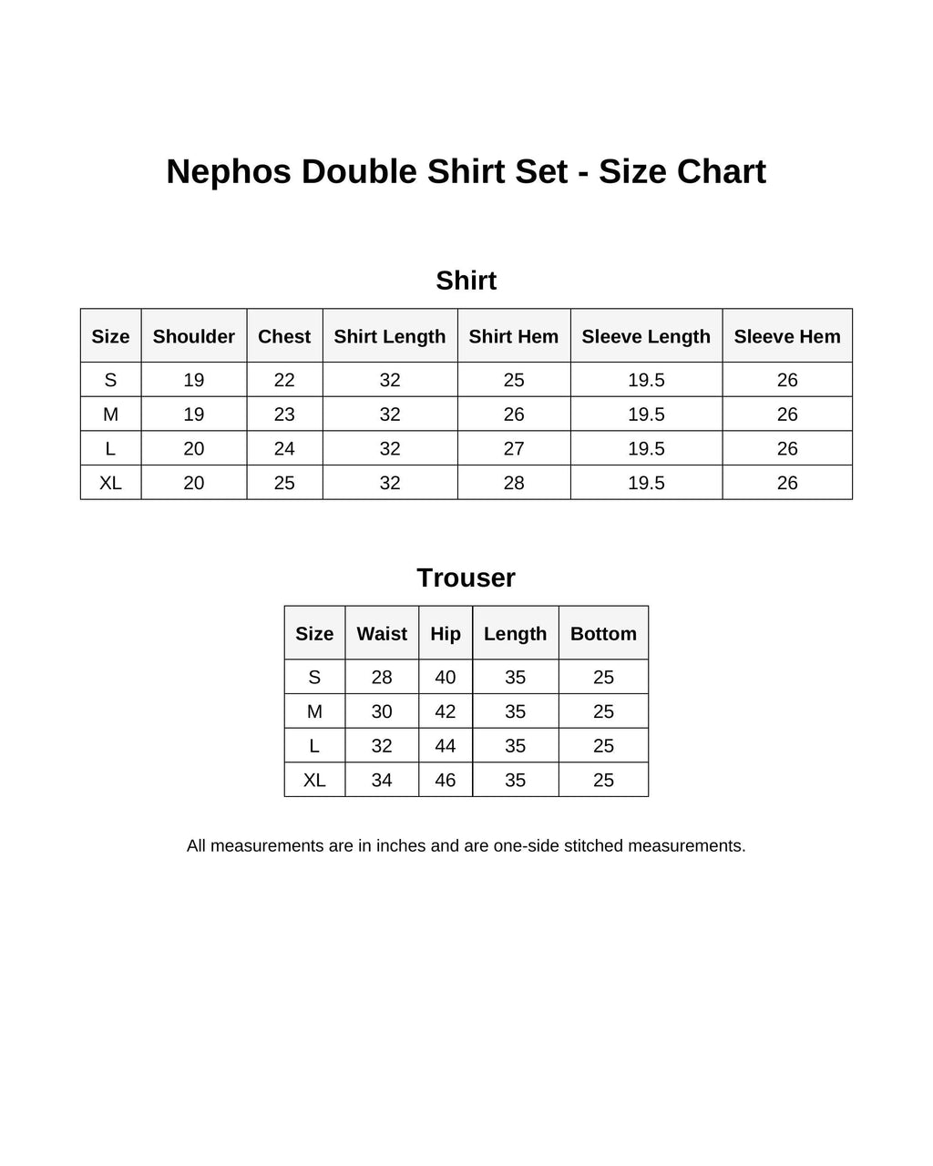 NEPHOS DOUBLE SHIRT SET