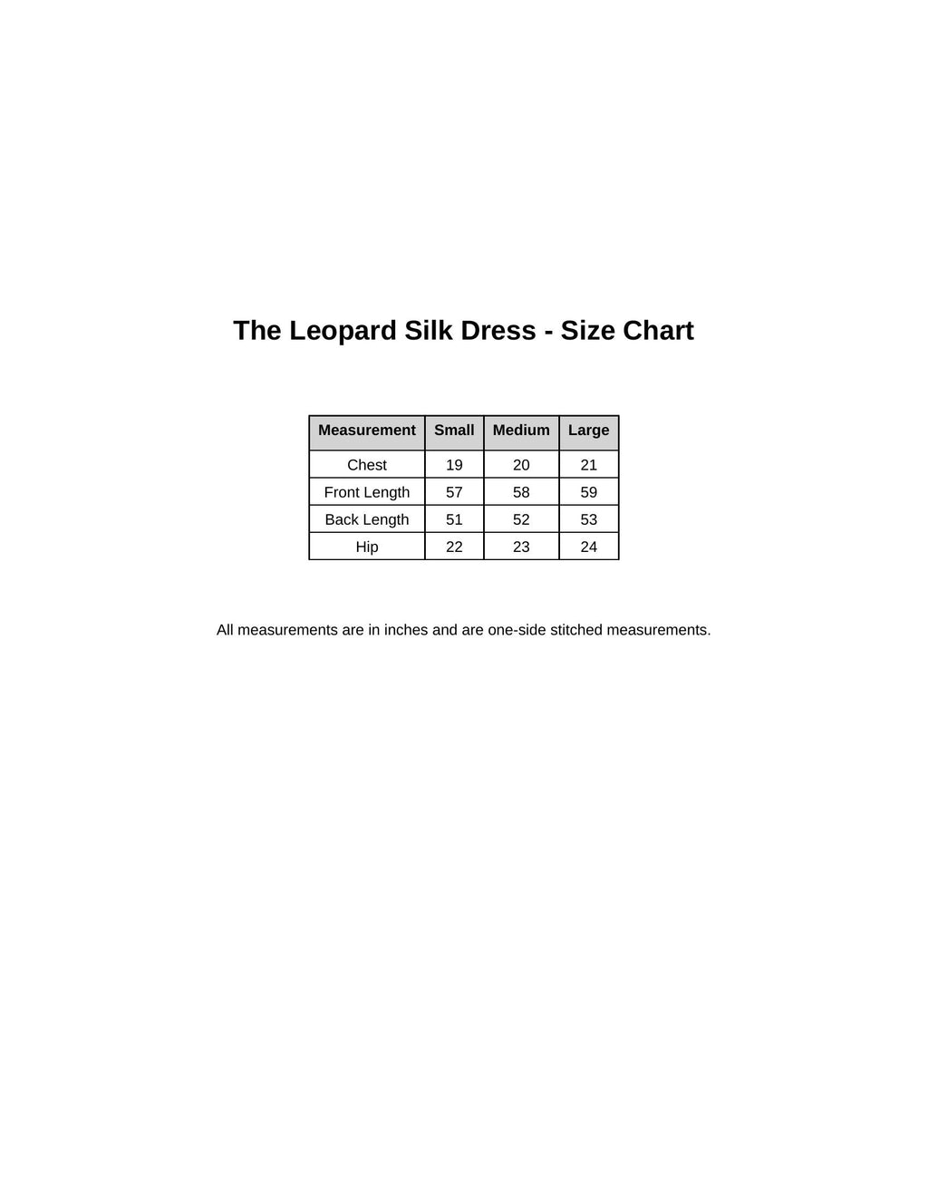 The Leopard Silk Dress