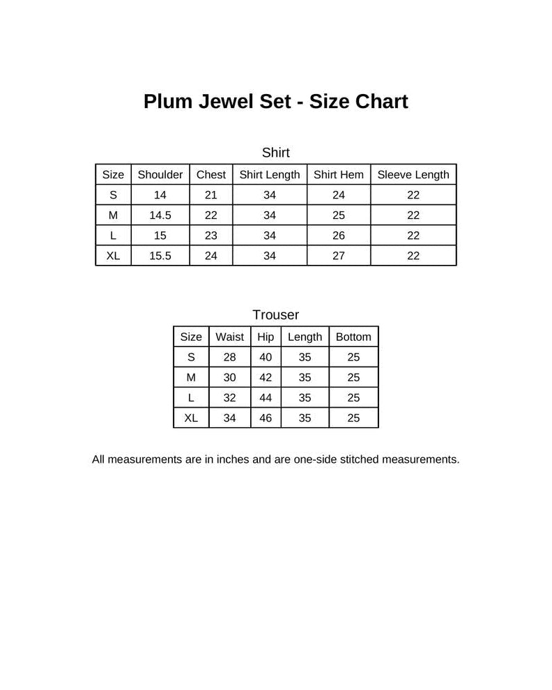 PLUM JEWEL SET